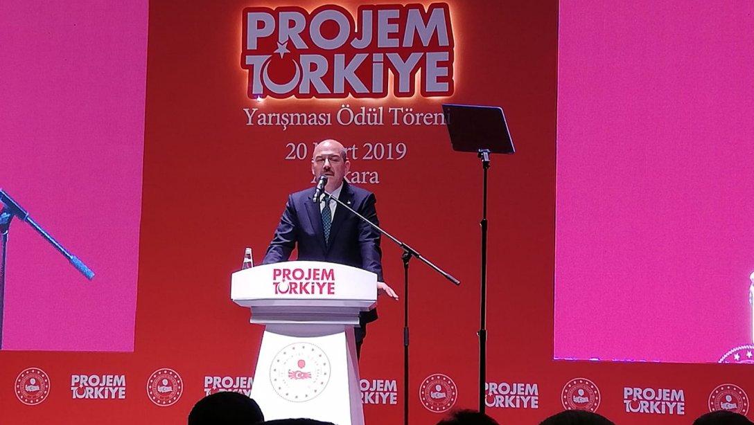 “Projem Türkiye” Yarışması Ödül Töreni Yapıldı.