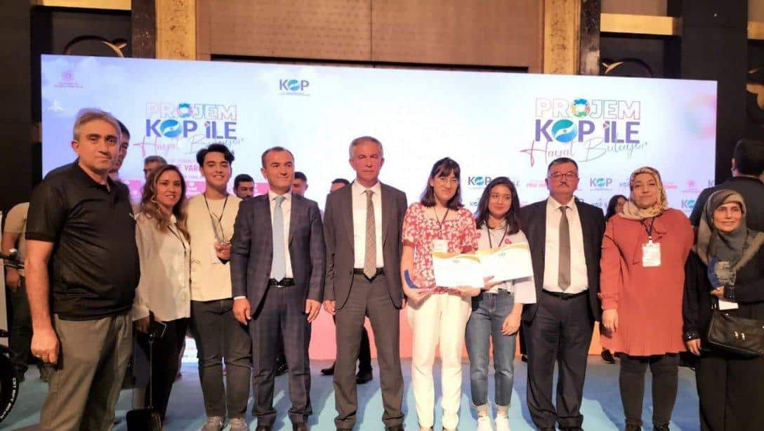 Projem KOP ile Hayat Buluyor Yarışması Ödül Töreni Konya İlinde Düzenlendi 