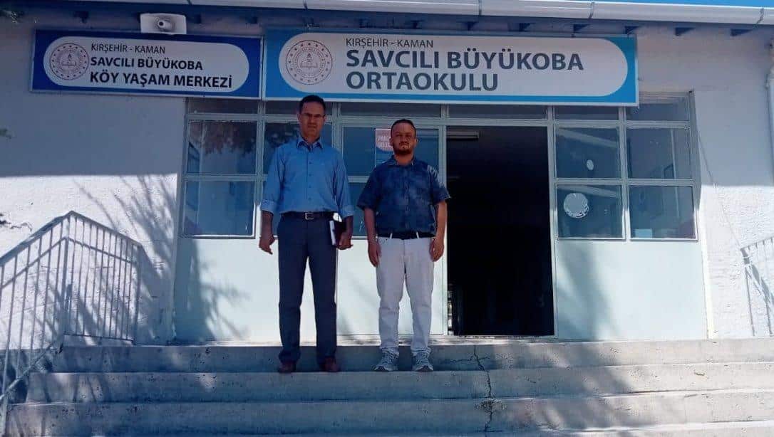 İlçe Milli Eğitim Müdürü Sayın Serdal Bora Savcılı Büyükoba İlk ve Ortaokulunu Ziyaret Etti