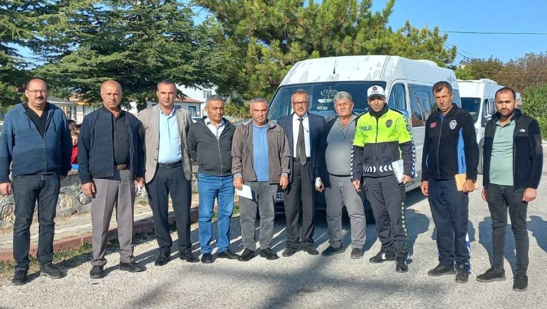 İlçemizde Okul Servis Araçlarının Denetimi Yapıldı